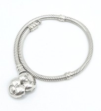 Original Pandora "Moments Armband Herzverschluß" 590719 19,5 cm Länge Silber 925