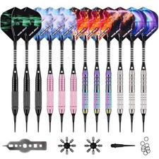 Darts Plastic Tip 12 Pcs Soft Tip for Electronic Dartboard