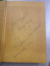 SIGNED James Beard's Menus for Entertaining ~ 1965 Delacorte Press HCDJ BCE VG/G