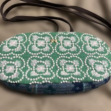 mina perhonen Copp  Bag Green New Handbag with Card Organizer