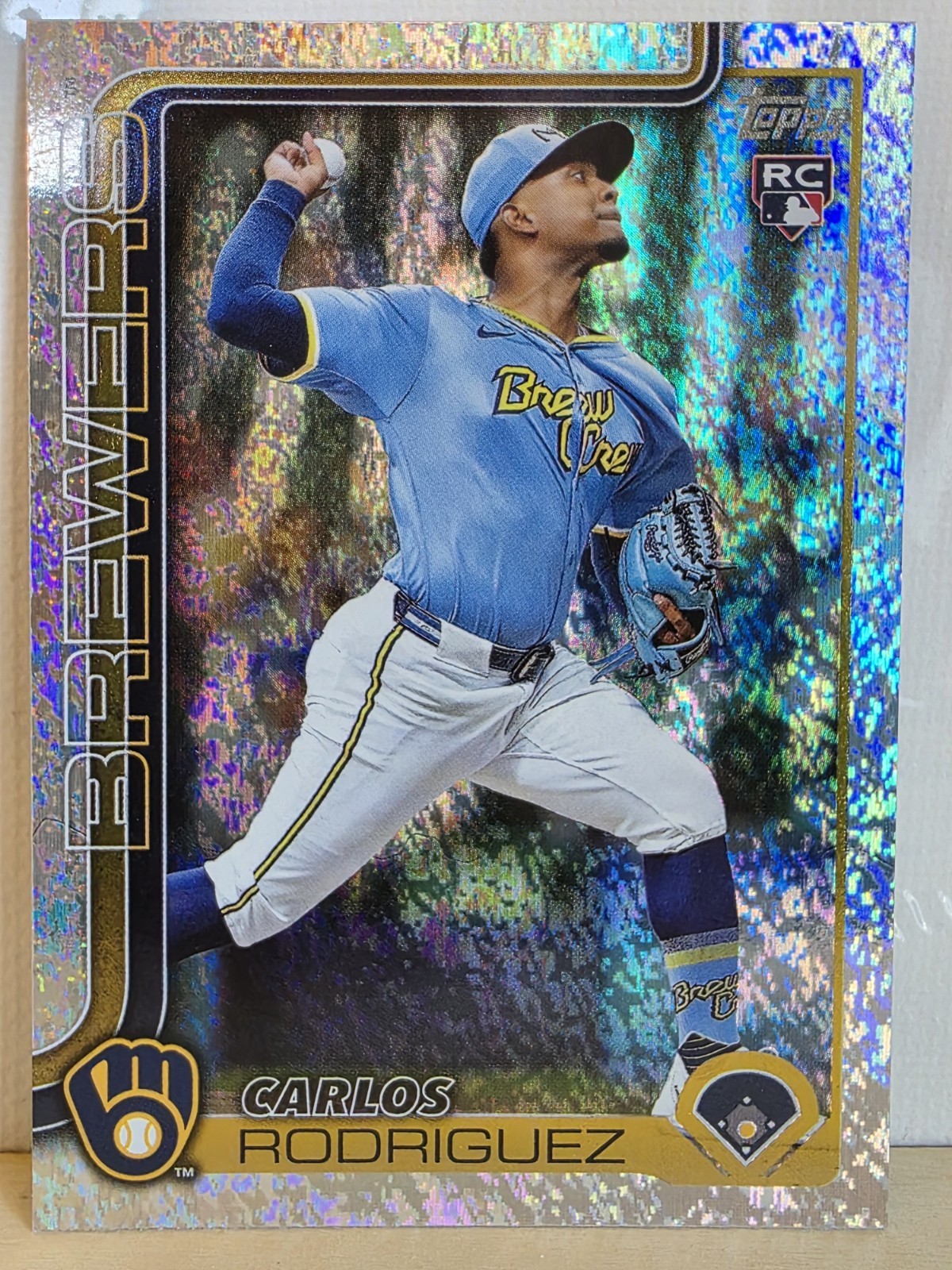 2025 Topps Series 1 - Carlos Rodriguez #16 Sandglitter (RC)