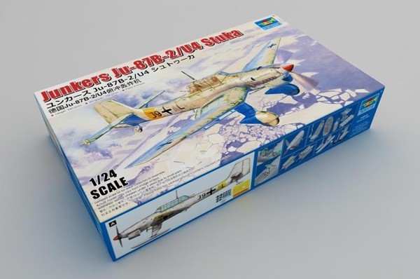 1:24 Trumpeter Kit Junkers Ju-87B-2/U4 Stuka TR02422 Modellbau-image