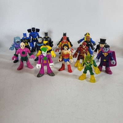 Imaginext DC Super Friends Deluxe Figuren Konvolut Batman Joker Wonder Woman Flash