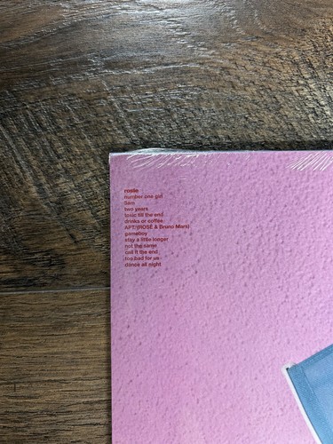 Limited Edition Rosé Rosie Baby Pink Vinyl LP New Sealed - Picture 3 of 6