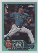 2023 Topps Chrome Update Aqua Refractor 150/199 Juan Then #USC107 0it8