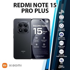 Xiaomi Redmi Note 15 Pro Plus Android Cell Phone 12GB 512GB/BLACK/Dual SIM 
