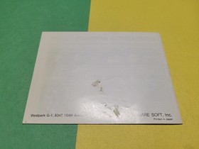 King's Knight - NES Nintendo, Instruction Manual, Booklet Only