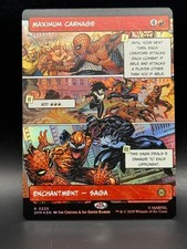 Maximum Carnage (Borderless Foil) 225 Marvel's Spider-Man MTG NM