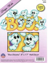 BOO GHOSTS Wall Hanging plastic canvas PATTERN  TF0076 