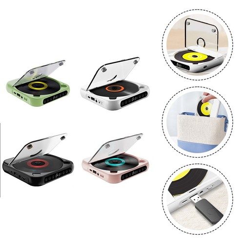 Tragbarer CD-Player mit AUX USB-Anschluss für Musikwiedergabe überall - Afbeelding 2 van 16