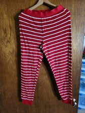Wonder Shop Womens Red White Striped Pajama Pants Size S