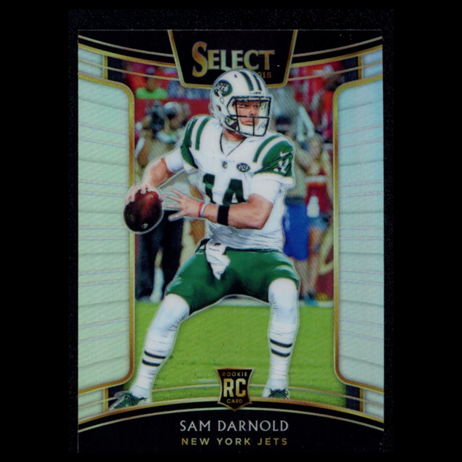 Sam Darnold Rookie #18 2018 Panini Select Silver Prizm New York Jets Football