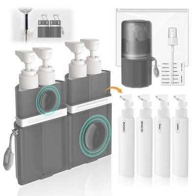 Travel Bottles for Toiletries, TSA Approved Travel Shampoo and Conditioner Bo...