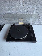 Ariston Q Deck Turntable - Black Turntable - Audiophile Quality - cracked lid