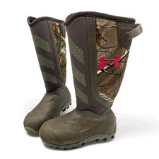 Bota Under Armour UA para mujer HAW 2.0 Realtree Max-5 camuflada talla 9 goma aislante