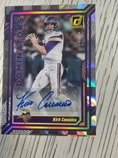 2023 Panini Donruss Dominators Kirk Cousins #D-6 Autographs 25/ 25 Autograph