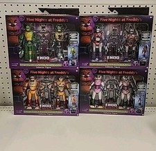 FNAF Endo Series Wave 3 Glamrock Complete Set Shattered Freddy, Roxy, Chica Five