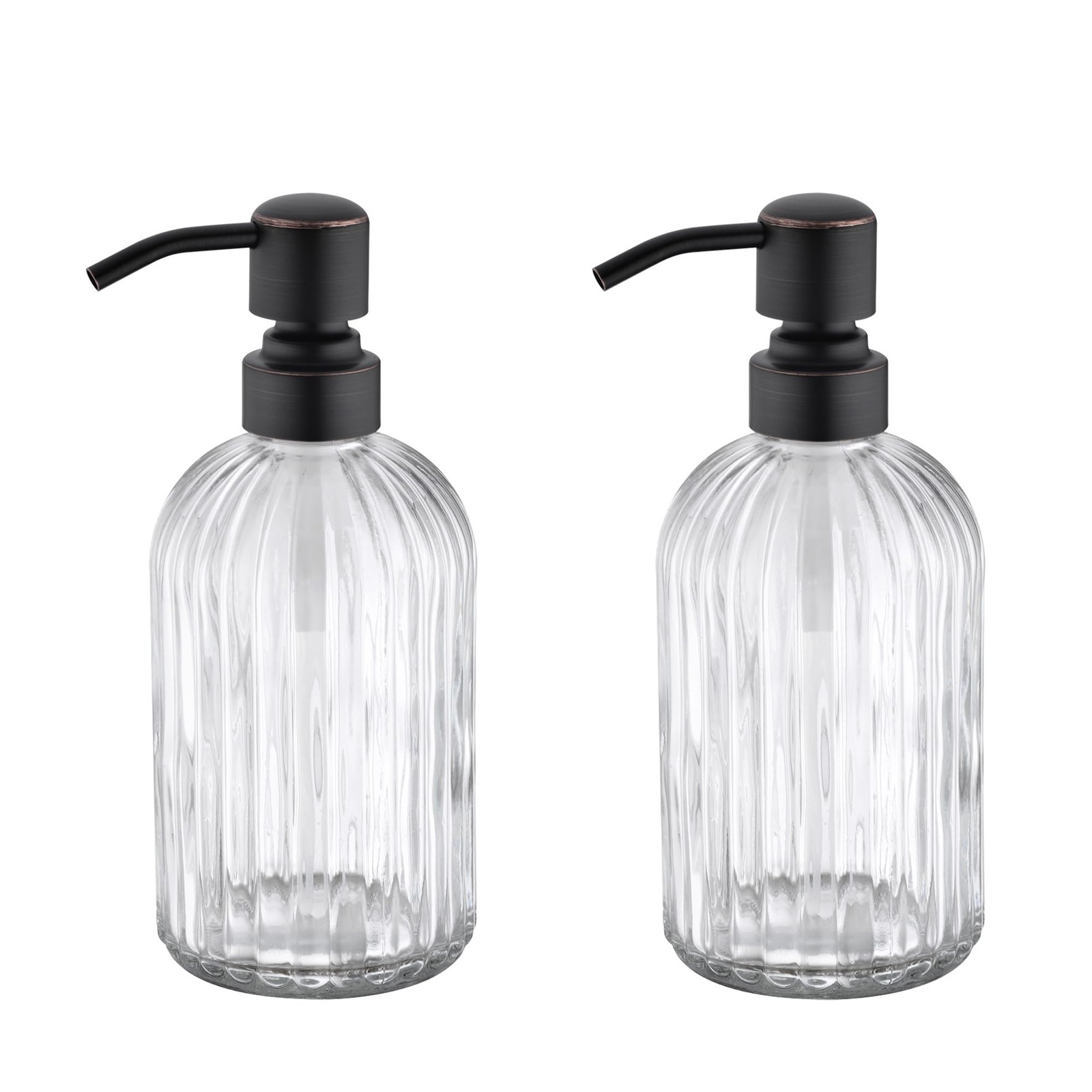 Soap Dispenser, Dish Soap Dispenser, Bathroom Liquid Soap Dispenser, with Rus...-image