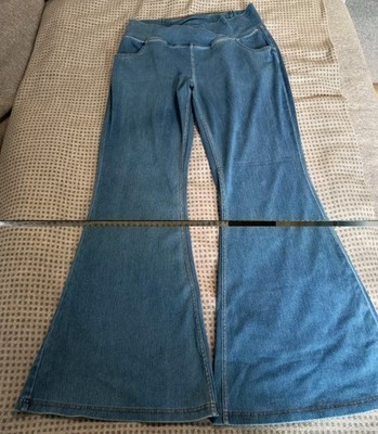 Halara Flex Jeans, Größe L , Hellblau mit Schlag,Neu,