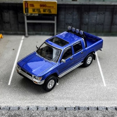MASDI 1/64 Scale Toyota Hilux Pickup 1994 Blue Diecast Car Model Toy NIB