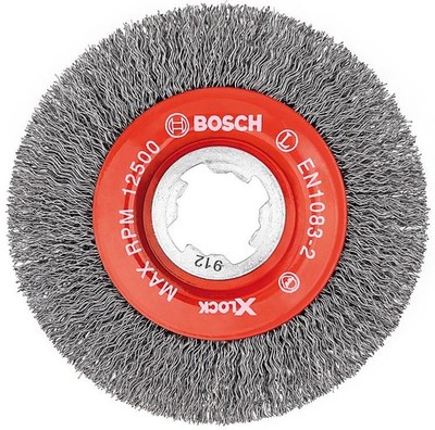 Bosch R&bürste mit X-Lock Aufnahme d 115mm 0,5mm Stahl