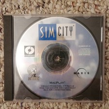 Sim City PC, 1995, MacPlay/Maxis, Enhanced, CD-ROM 