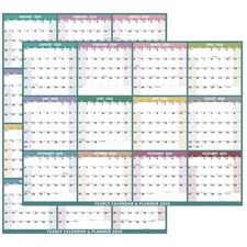 2026 Dry Erase Calendar Large Yearly Wall calendar 2026, 38.19'' x 25.2'',...
