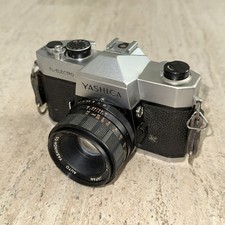 Yashica TL Electro 35mm SLR Film Camera with 50mm f/1.9 lens kit