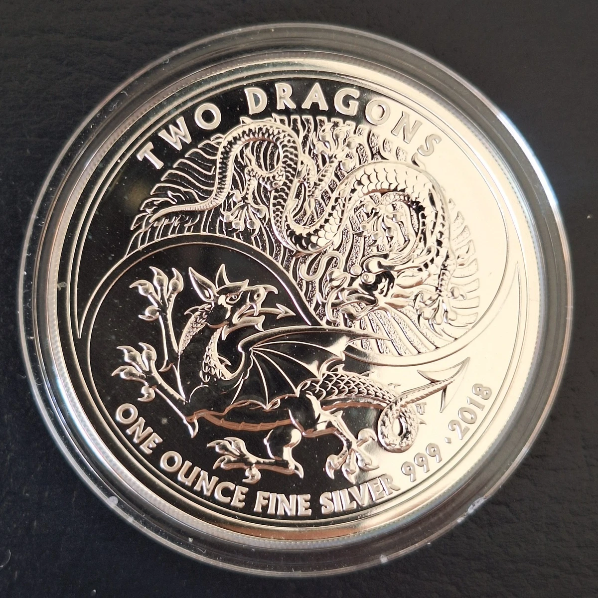 本物保証】A143 NGC PF70 2018 Two Dragons英国銀貨 本物保証A143 NGC 