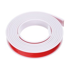 U-Shape Edge Banding, 9.8Ft x 25mm TPE Self-Adhesive Veneer Edging White 