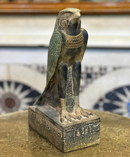 RARE ANCIENT EGYPTIAN ANTIQUE Statue Large Of God Horus As Falcon Bird Egypt BC
