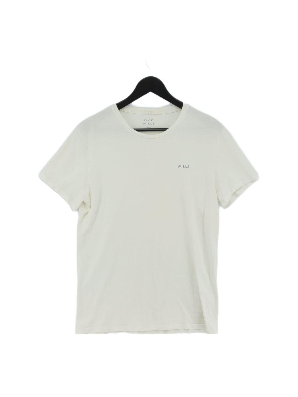 T shirt uomo Jack Wills S crema 100% altra basic