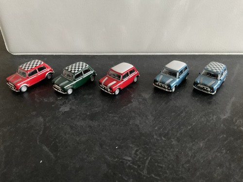 5 X Cararama Mini Coopers 1/72