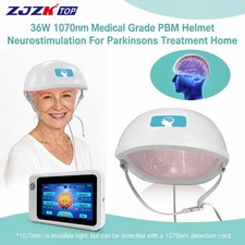 1070nm NIR Helmet Brain Therapy PBM 448Diodes 36W for Alzheimer Focus Relaxation