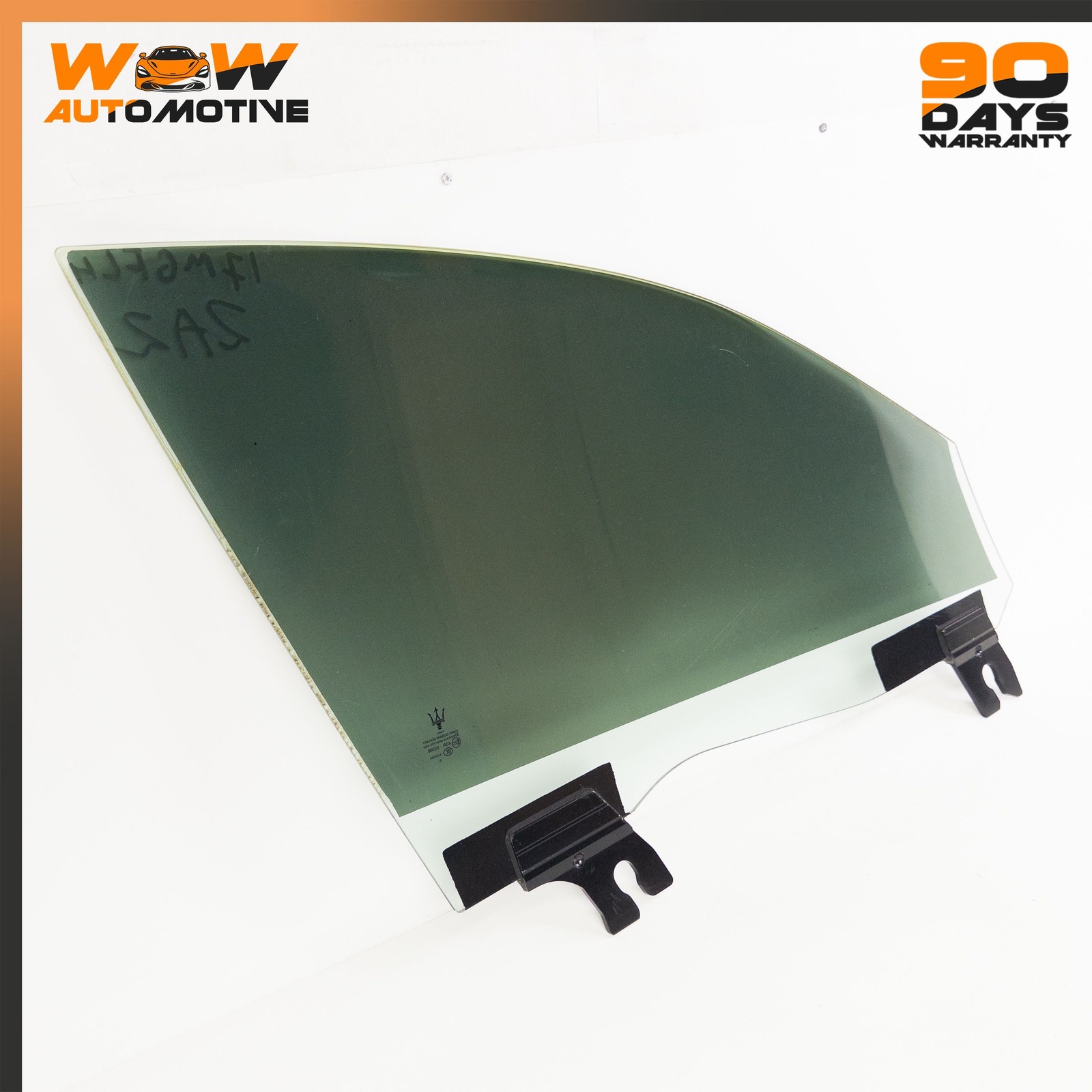 13-19 MASERATI GHIBLI QUATTROPORTE FRONT LEFT DRIVER SIDE DOOR WINDOW GLASS OEM