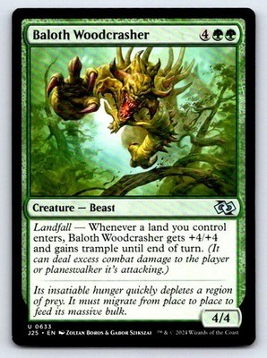 Baloth Woodcrasher 633 Uncommon Foundations Jumpstart Magic: The Gathering
