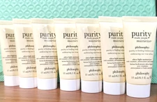 7 x Philosophy Purity Made Simple ULTRA LIGHT Moisturizer Face Lotion .5oz Gifts