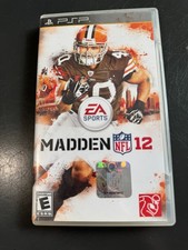 Madden NFL 12 PSP Complete CIB Sony PlayStation Portable Tested EA Sports