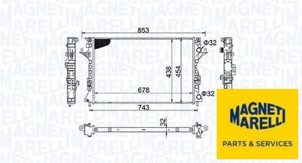 Magneti Marelli 350213152200 KüHler FüR MotorküHlung MotorküHler-image