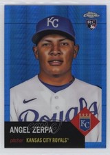 2022 Topps Chrome Platinum Anniversary Blue Prism Refractor Angel Zerpa #51 05ns