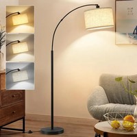 Arc Floor Lamp for Living Room with Adjustable Head 3 Colour Temperatures and uk