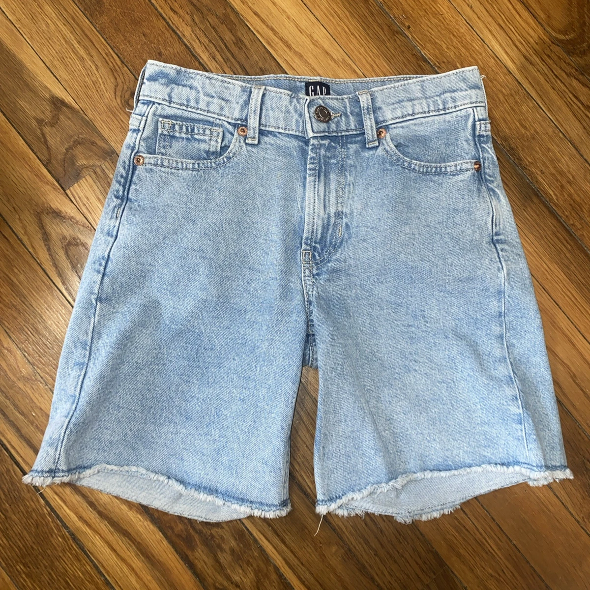 Bermuda Shorts Fille Gap - Taille 7 - Kaki - Pour L'école - Neuf Avec étiquettes