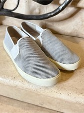 Vince Preston Leather Mesh Slip-On Sneakers 8.5