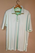NEW Greg Norman ML75 Men's PlayDry Golf Polo Shirt XL Wicking GREEN Short Sleeve