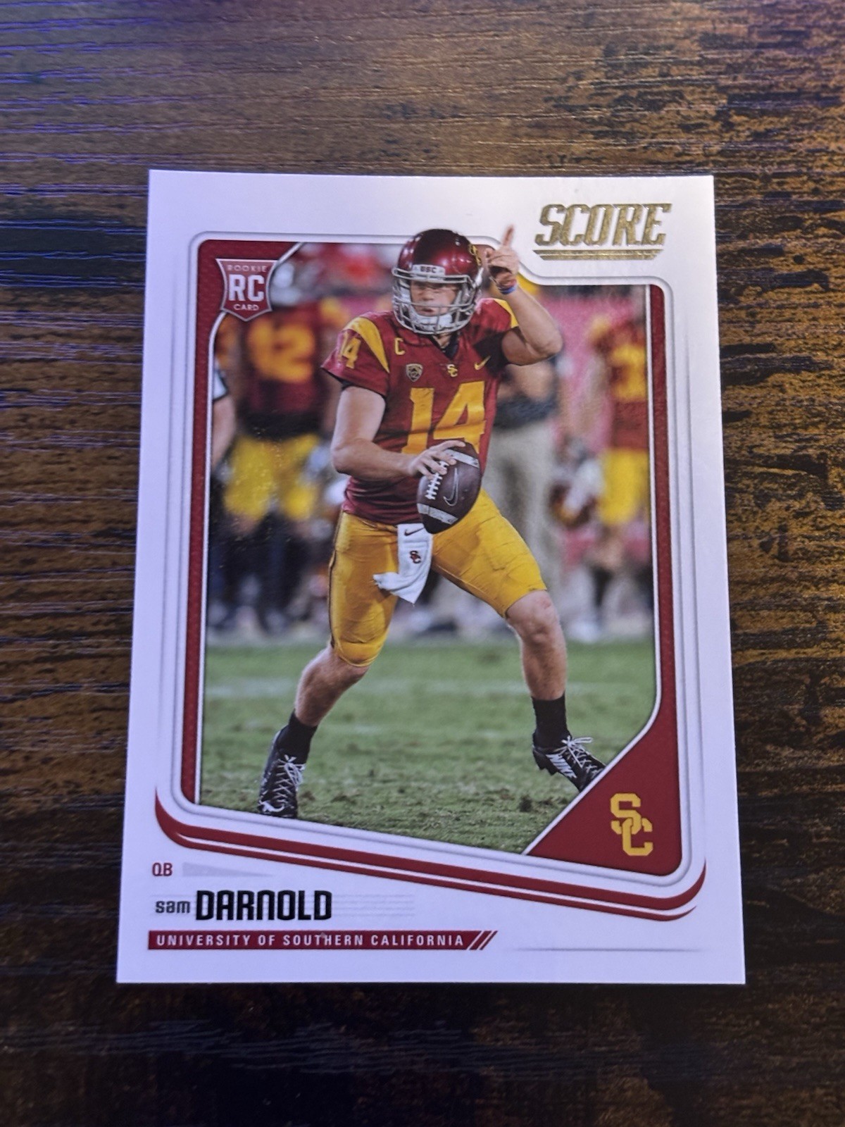 Sam Darnold 2018 Panini Score RC - USC / Seahawks Rookie #349