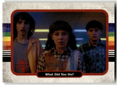 2023 Zerocool Stranger Things Season 4 Card #43 Mike, Eleven & Will