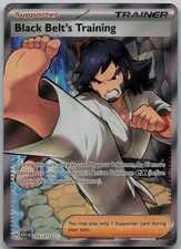 Black Belt's Training Holo 255/217 UR ME: Ascended Heroes NM Pokemon Card