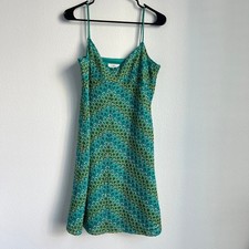 Ann Taylor Loft Crochet Detail Dress Size 10 Green