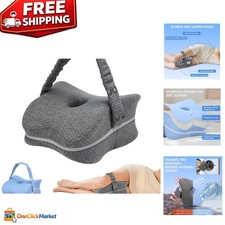 Luxury Memory Foam Knee Pillow for Sciatica Relief Machine Washable Durable