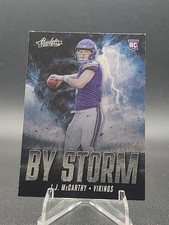 2024 Panini Absolute - By Storm #BS-JMY J.J. McCarthy (RC) Vikings Rookie